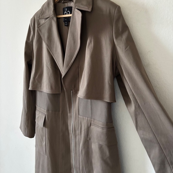 Alo Women’s FORMATION TRENCH COAT Olive Tree Size Medium - Picture 8 of 16
